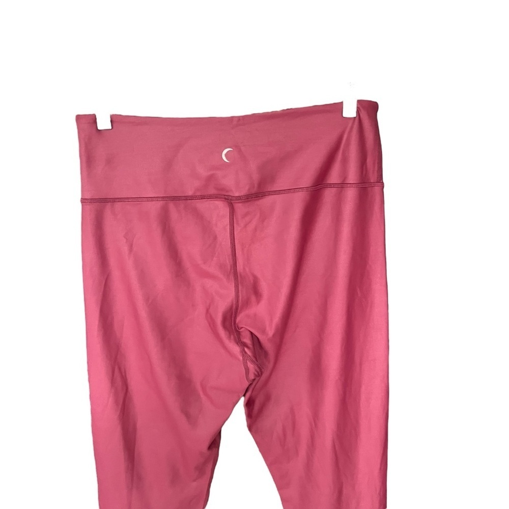 Zyia Active - Red Metallic Light N Tight High Rise Full Length Leggings Sz 14-16 - Picture 6 of 9